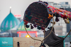 ورود نمادین کاروان امام حسین(ع) به شهر کربلا