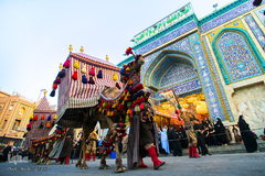 ورود نمادین کاروان امام حسین(ع) به شهر کربلا