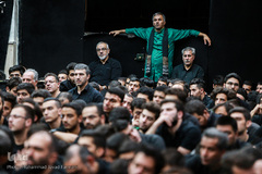 مراسم عزاداری اباعبدالله الحسین (ع) در محله باغ فیض