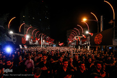 مراسم عزاداری اباعبدالله الحسین (ع) در محله باغ فیض