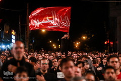 مراسم عزاداری اباعبدالله الحسین (ع) در محله باغ فیض