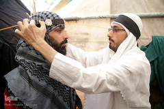 اجرای مراسم تعزیه خوانی در بازار تهران