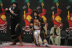 اجرای مراسم تعزیه خوانی در بازار تهران