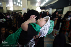 مراسم شیرخوارگان حسینی در منطقه محروم زهکلوت