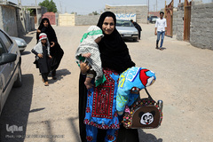 مراسم شیرخوارگان حسینی در منطقه محروم زهکلوت