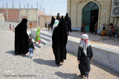 مراسم شیرخوارگان حسینی در منطقه محروم زهکلوت