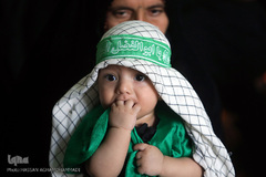 مراسم شیرخوارگان حسینی در منطقه محروم زهکلوت