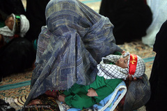 مراسم شیرخوارگان حسینی در منطقه محروم زهکلوت