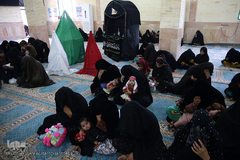 مراسم شیرخوارگان حسینی در منطقه محروم زهکلوت