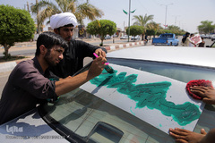 مراسم شیرخوارگان حسینی در منطقه محروم زهکلوت