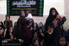 مراسم شیرخوارگان حسینی در منطقه محروم زهکلوت