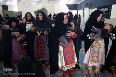 مراسم شیرخوارگان حسینی در منطقه محروم زهکلوت