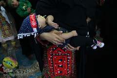 مراسم شیرخوارگان حسینی در منطقه محروم زهکلوت