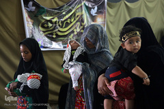 مراسم شیرخوارگان حسینی در منطقه محروم زهکلوت