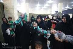 مراسم شیرخوارگان حسینی در منطقه محروم زهکلوت