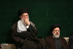 اولین شب مراسم عزاداری حضرت اباعبدالله الحسین(ع) در حسینیه امام خمینی(ره)