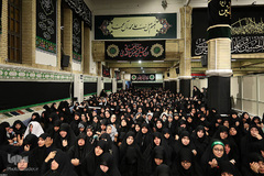 اولین شب مراسم عزاداری حضرت اباعبدالله الحسین(ع) در حسینیه امام خمینی(ره)