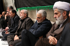 اولین شب مراسم عزاداری حضرت اباعبدالله الحسین(ع) در حسینیه امام خمینی(ره)