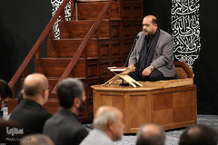 اولین شب مراسم عزاداری حضرت اباعبدالله الحسین(ع) در حسینیه امام خمینی(ره)