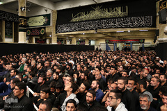 اولین شب مراسم عزاداری حضرت اباعبدالله الحسین(ع) در حسینیه امام خمینی(ره)