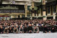 اولین شب مراسم عزاداری حضرت اباعبدالله الحسین(ع) در حسینیه امام خمینی(ره)