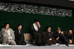 اولین شب مراسم عزاداری حضرت اباعبدالله الحسین(ع) در حسینیه امام خمینی(ره)