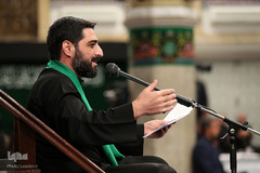 اولین شب مراسم عزاداری حضرت اباعبدالله الحسین(ع) در حسینیه امام خمینی(ره)