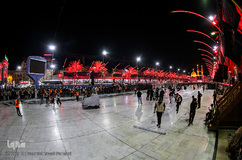 مفروش شدن بین الحرمین به فرش قرمز