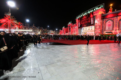 مفروش شدن بین الحرمین به فرش قرمز