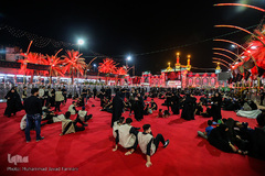 مفروش شدن بین الحرمین به فرش قرمز