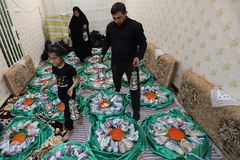 مراسم نمادین سینی حضرت قاسم(ع) در اهواز