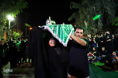 مراسم نمادین سینی حضرت قاسم(ع) در اهواز