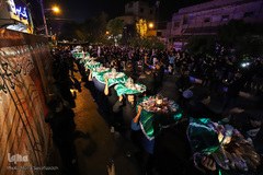 مراسم نمادین سینی حضرت قاسم(ع) در اهواز