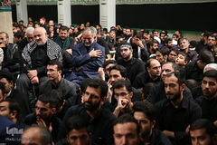 مراسم عزاداری شب تاسوعای حسینی در حسینه امام‌خمینی(ره)