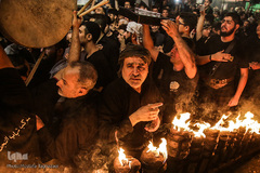 آیین مشعل گردانی در دولت آباد