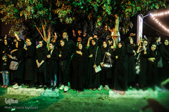 آیین مشعل گردانی در دولت آباد