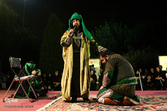 مراسم تعزیه خوانی در خانه هنرمندان تهران