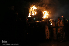 ⁨آیین مشعل گردانی نجفی‌های مقیم قم⁩