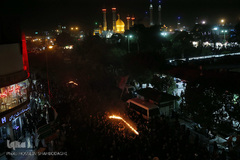 ⁨آیین مشعل گردانی نجفی‌های مقیم قم⁩