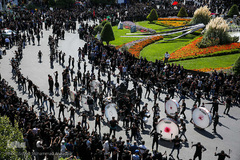 مراسم عزاداری تاسوعا حسینی در حرم مطهر رضوی