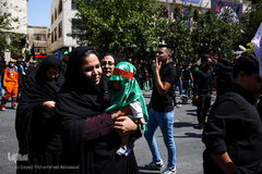 مراسم عزاداری تاسوعا حسینی در حرم مطهر رضوی