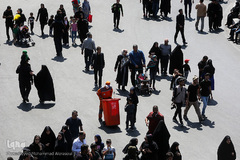 مراسم عزاداری تاسوعا حسینی در حرم مطهر رضوی