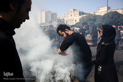 مراسم عزاداری تاسوعا حسینی در حرم مطهر رضوی