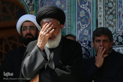 مراسم عزاداری تاسوعا حسینی در حرم مطهر کریمه اهل‌بیت(س)