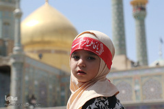 مراسم عزاداری تاسوعا حسینی در حرم مطهر کریمه اهل‌بیت(س)