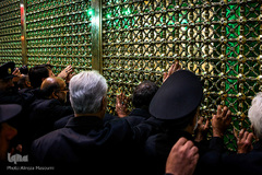 مراسم خطبه‌خوانی شب عاشورا در حرم مطهر رضوی