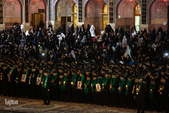 مراسم خطبه‌خوانی شب عاشورا در حرم مطهر رضوی