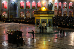 مراسم خطبه‌خوانی شب عاشورا در حرم مطهر رضوی