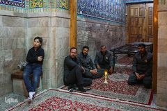 مراسم خطبه‌خوانی شب عاشورا در حرم مطهر رضوی