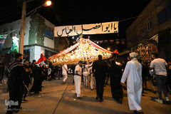 عزدارای خرمشهری‌ها در شب عاشورا